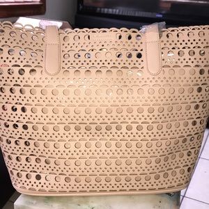 Lovable. Lacer cut tote bag from Torrid